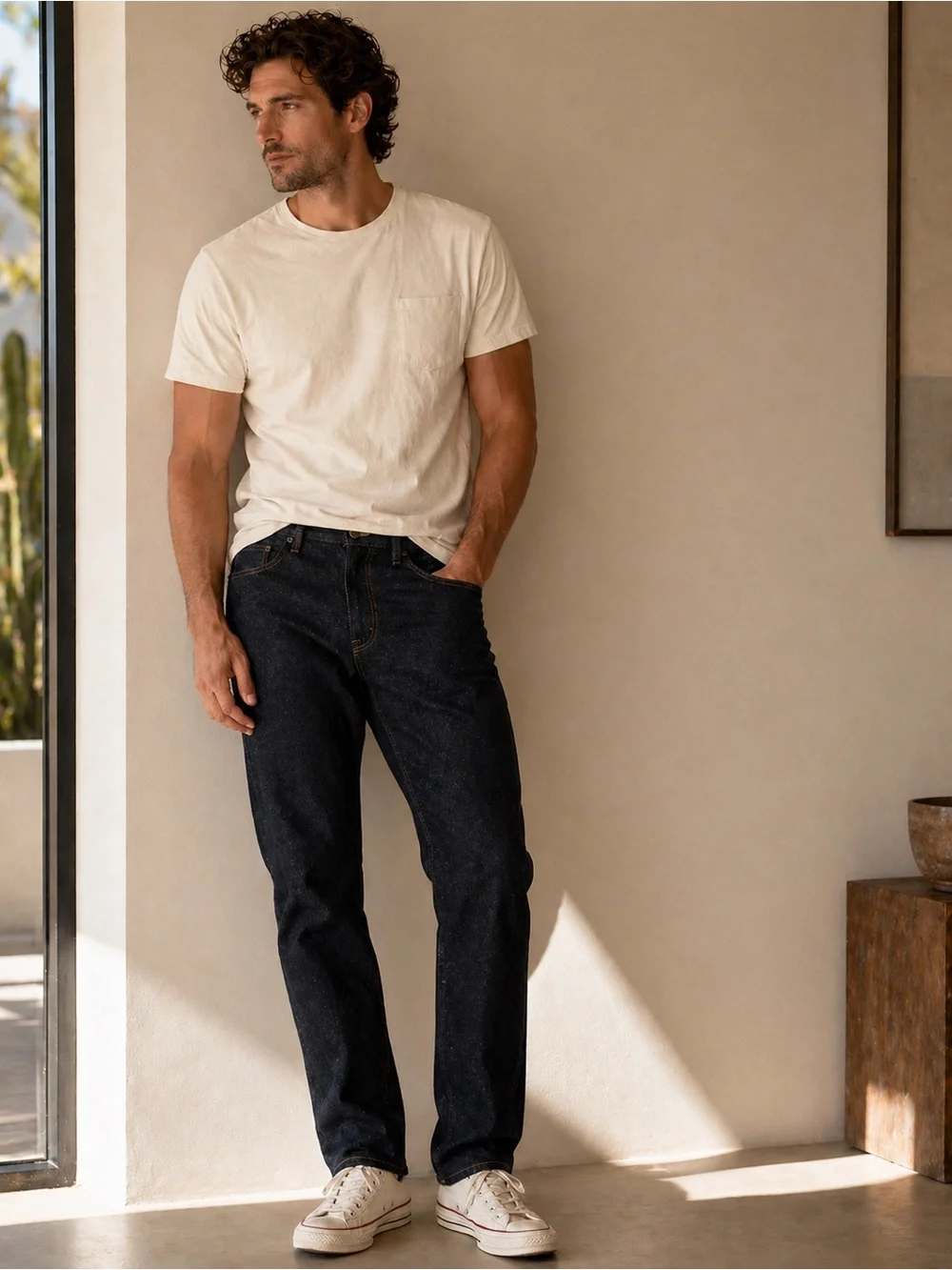 Outerknown S.E.A. Jeans 30x34 Dark Wash Straight Fit NWT